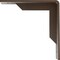 Ekena Millwork Stockport Steel Bracket, Hammered Brown 2"W x 8"D x 8"H BKTM02X08X08STHBR - alternate 2